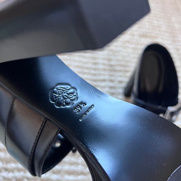 Alexander McQueen 120mm Heeled Sandal Sz 39 1/2 - Picture 8 of 11